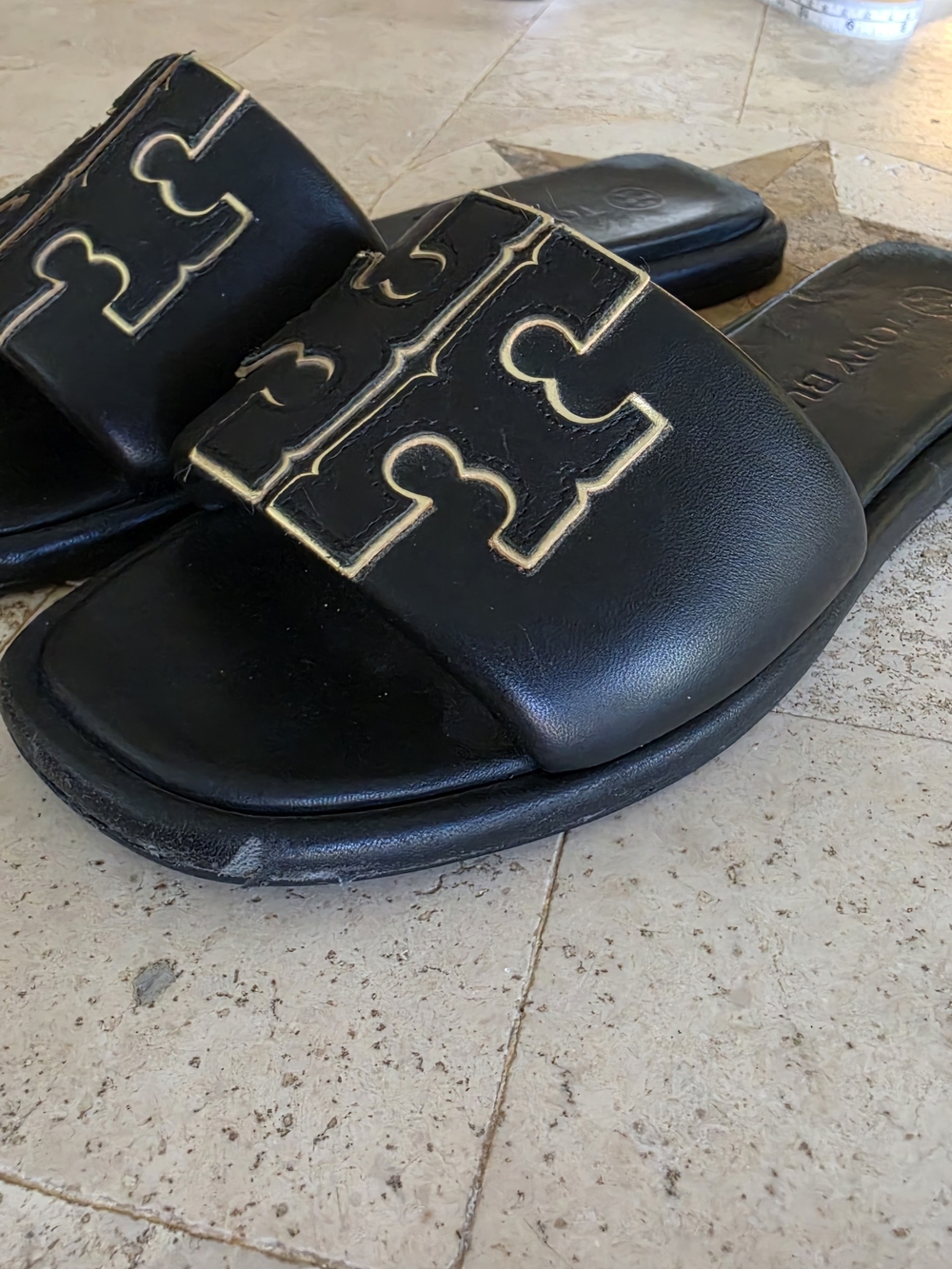 Tory Burch Women's Double T Sport Slides - Picture 12 of 14